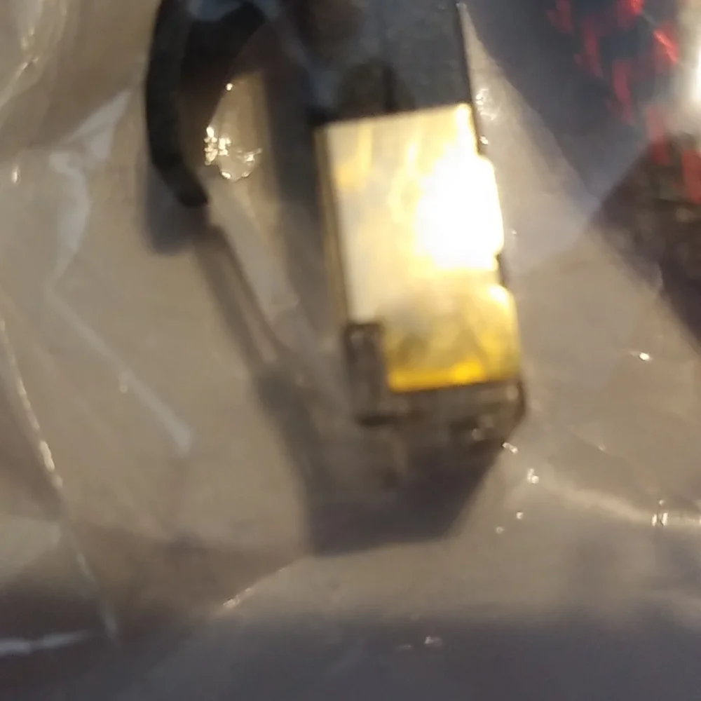 Cat7 Ethernet Cable 15ft red and black